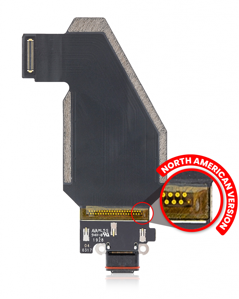 Charging Port Flex Cable For Google Pixel 4 XL (US Version) (Genuine OEM)