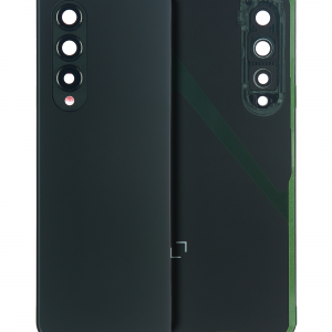 Back Cover Glass With Camera Lens For Samsung Galaxy Z Fold 3 (Service Pack) (Phantom Black)