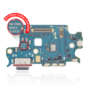 Charging Port Board With Sim Card Reader For Samsung Galaxy S22 5G (S901B) (International Version) (Premium)