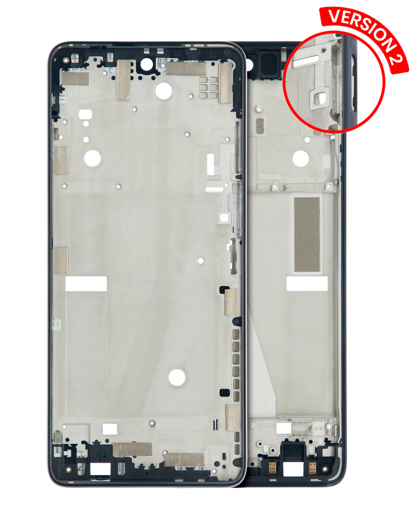 Mid-Frame Housing For Motorola Moto G Stylus 5G (XT2215 / 2022) (Steel Blue)