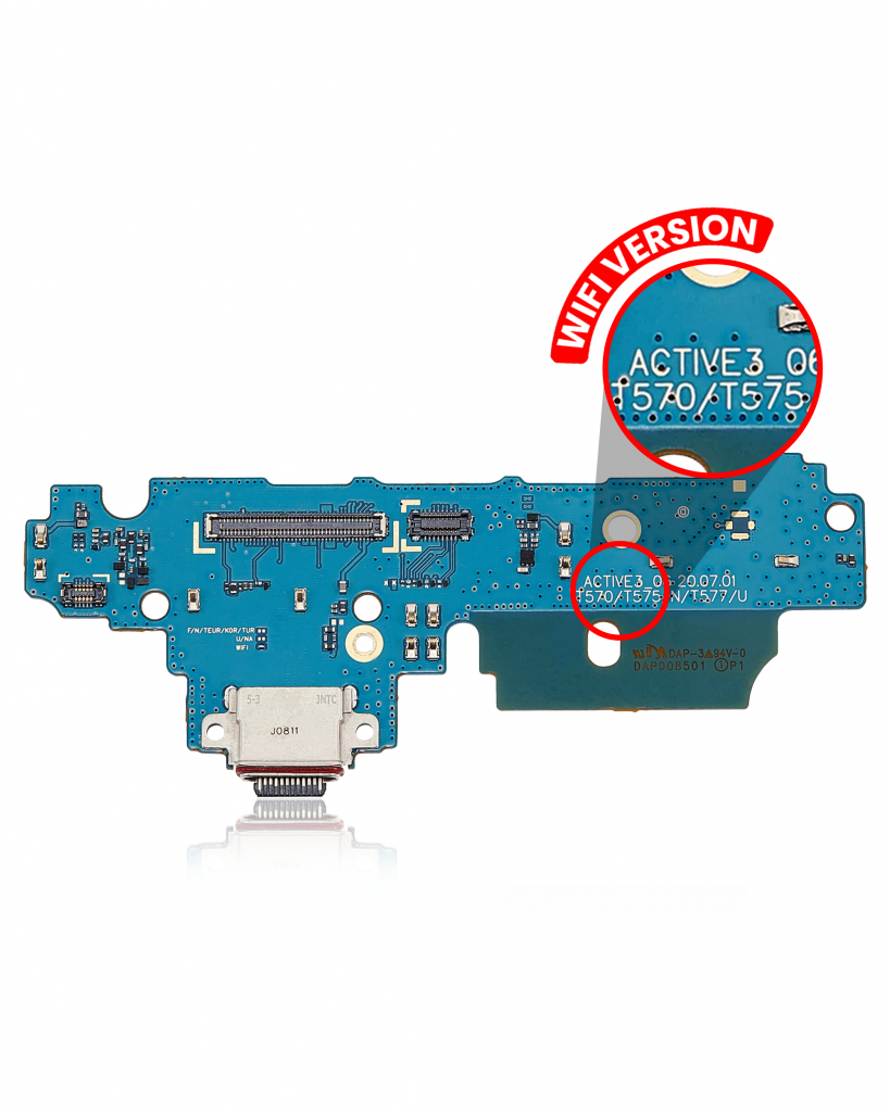 Charging Port With Board For Samsung Galaxy Tab Active 3 8.0" (T570) (2020) (WiFi Version) (Premium)