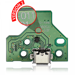 Micro USB Charging Port Board With 12-Pin Flex Cable for PlayStation 4 Controllers (Version 2: JDS-011)
