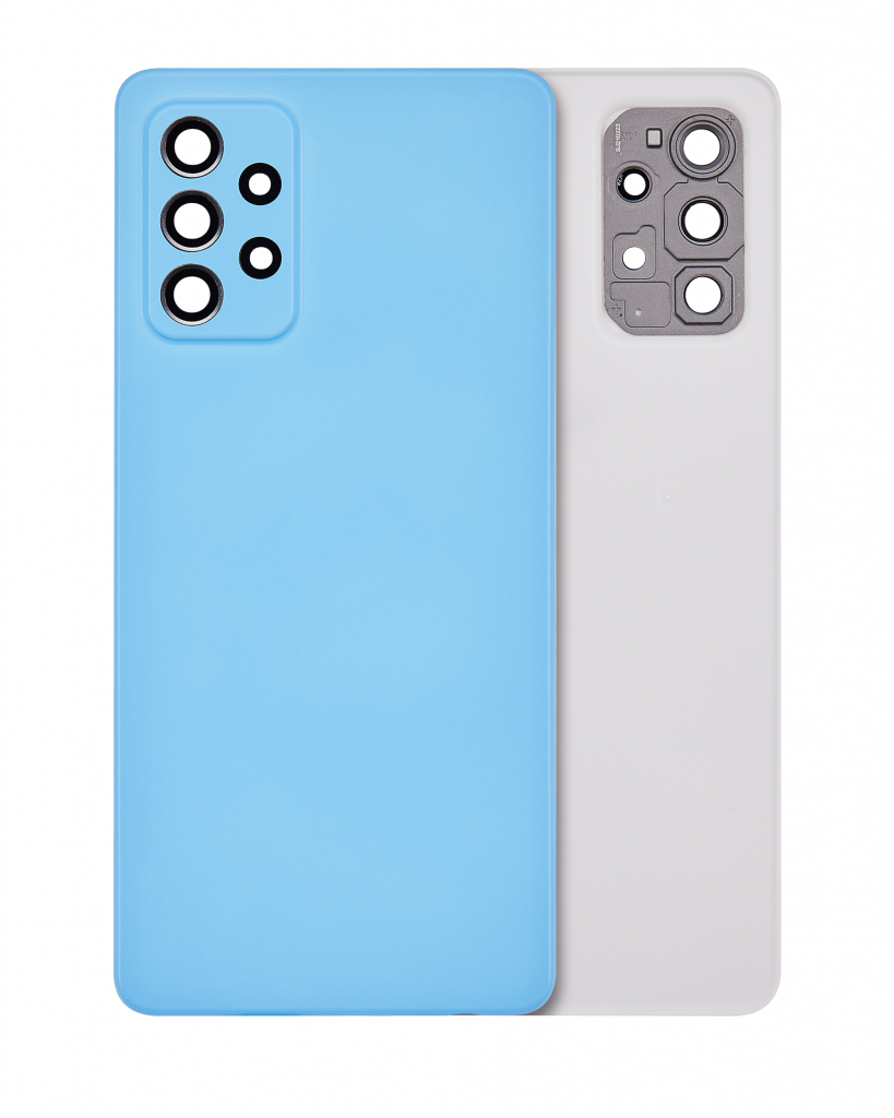 Back Cover Glass For Samsung Galaxy A72 (A725 / 2021) (Aftermarket Plus) (Awesome Blue)