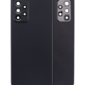 Back cover Glass For Samsung Galaxy A72 (A725 / 2021) (Aftermarket Plus) (Awesome Black)