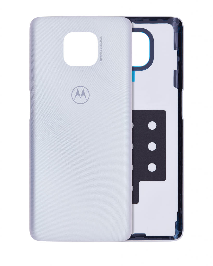 Back cover Glass For Motorola Moto G Power (XT2117 / 2021) (Genuine OEM) (Polar Silver)