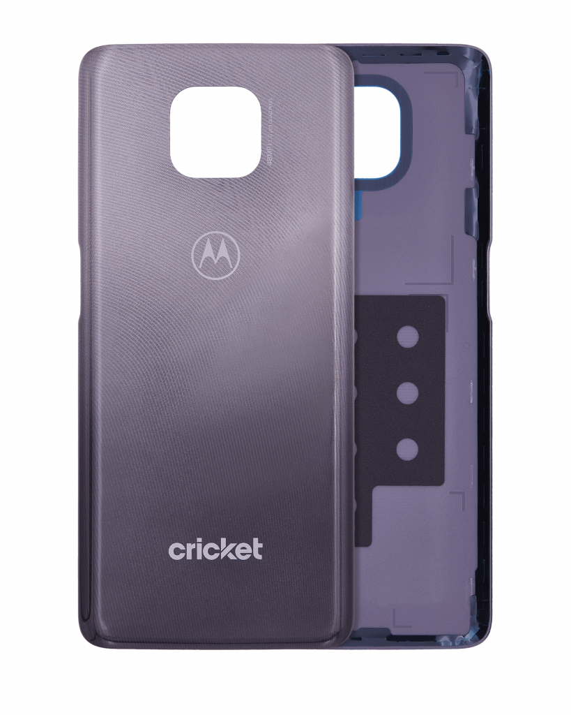 Back cover Glass For Motorola Moto G Power (XT2117-3 / XT2117-3PP / 2021) (Genuine OEM) (Flash Gray) (Cricket)