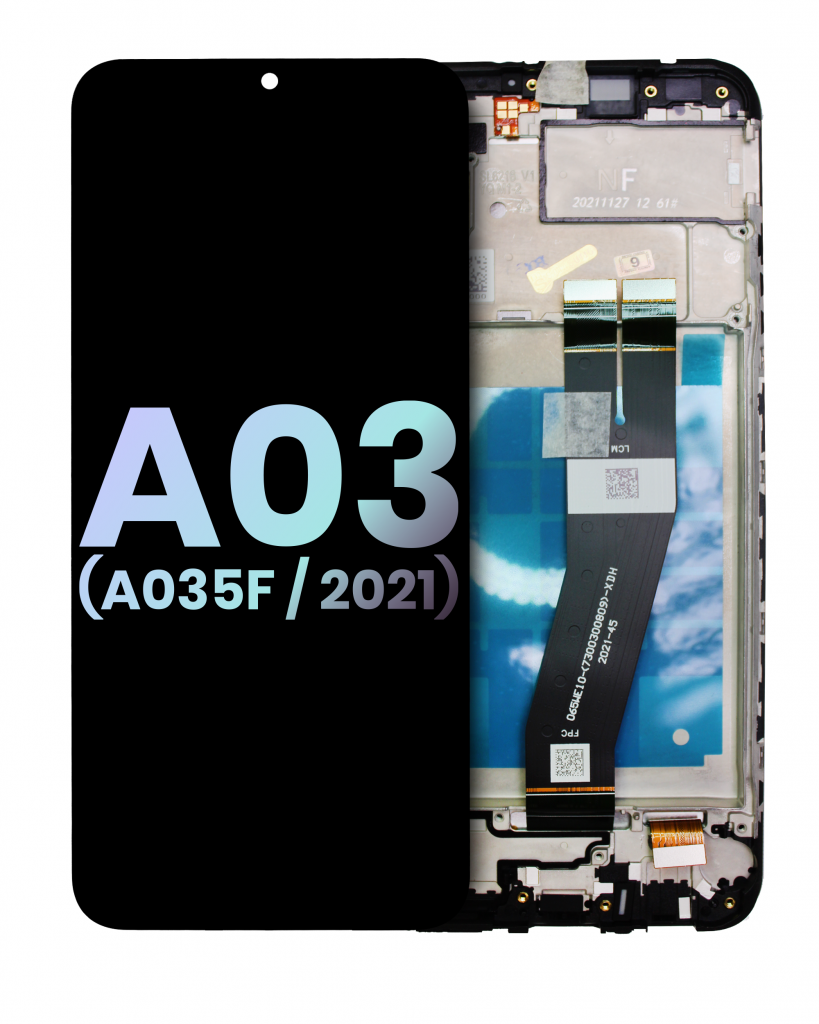 LCD Assembly With Frame For Samsung Galaxy A03 (A035 / 2021) (International Version) (Service Pack) (All Colors)