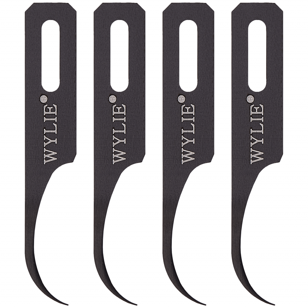 Scalpel blade - Side Glue Removal (Wylie WL-365E Model-C) (4 Piece Set)