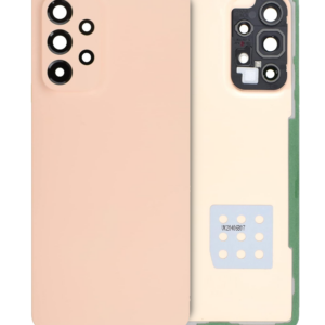 Back Cover Glass With Camera Lens For Samsung Galaxy A53 5G (A536 / 2022) (Service Pack) (Peach)