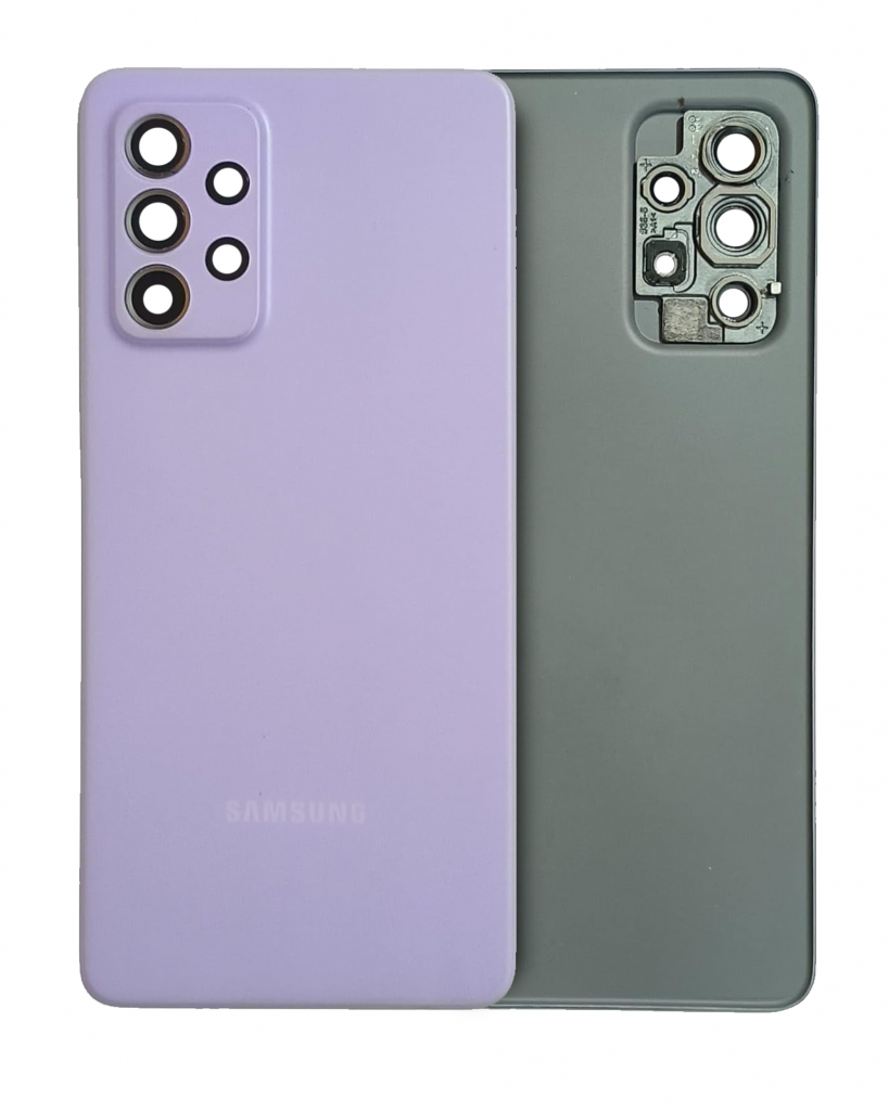 Back Cover Glass With Camera Lens For Samsung Galaxy A52 5G (A526 / 2021) (Service Pack) (Awesome Violet)
