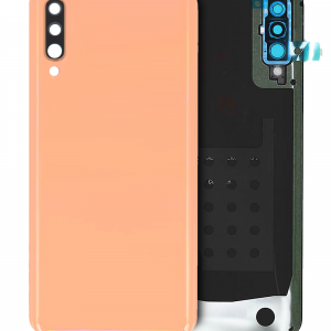 Back Cover Glass With Camera Lens For Samsung Galaxy A50 (A505 /2019) (Service Pack) (Orange)