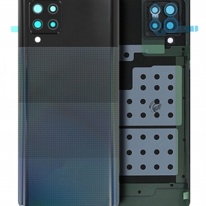 Back Cover Glass With Camera Lens For Samsung Galaxy A42 5G (A426 / 2020) (Service Pack) (Prism Dot Black)