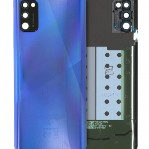 Back Cover Glass With Camera Lens For Samsung Galaxy A41 (A415 / 2020) (Service Pack) (Prism Crush Blue)