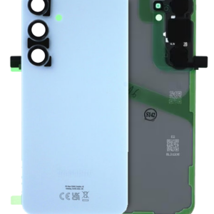 Back Cover Glass With Camera Lens For Samsung Galaxy S24 Plus (Service Pack) (Sapphire Blue)