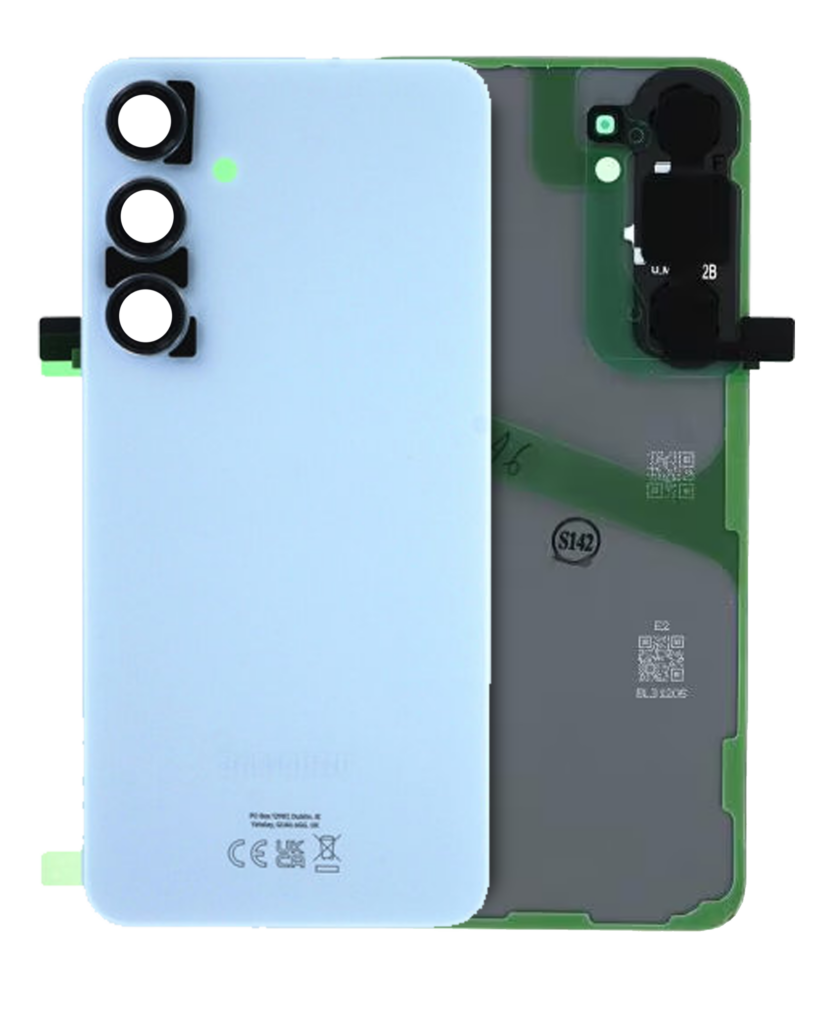 Back Cover Glass With Camera Lens For Samsung Galaxy S24 Plus (Service Pack) (Sapphire Blue)