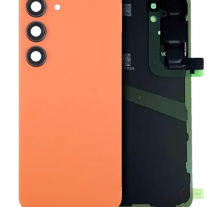 Back Cover Glass With Camera Lens For Samsung Galaxy S24 (Service Pack) (Sandstone Orange)