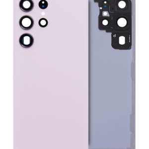 Back Cover Glass With Camera Lens For Samsung Galaxy S23 Ultra (Service Pack) (Lavender)