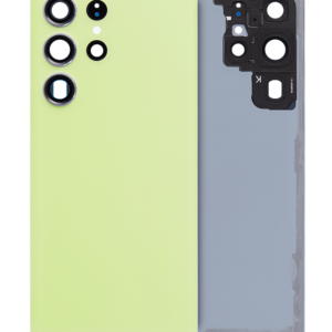 Back Cover Glass With Camera Lens For Samsung Galaxy S23 Ultra (Service Pack) (Lime)