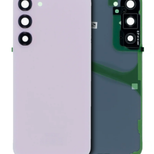 Back Cover Glass With Camera Lens For Samsung Galaxy S23 Plus (Service Pack) (Lavender)
