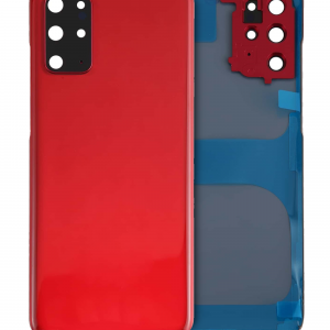 Back Cover Glass With Camera Lens For Samsung Galaxy S20 Plus (Service Pack) (Aura Red)