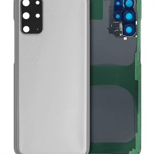 Back Cover Glass With Camera Lens For Samsung Galaxy S20 FE (Service Pack) (Cloud White)
