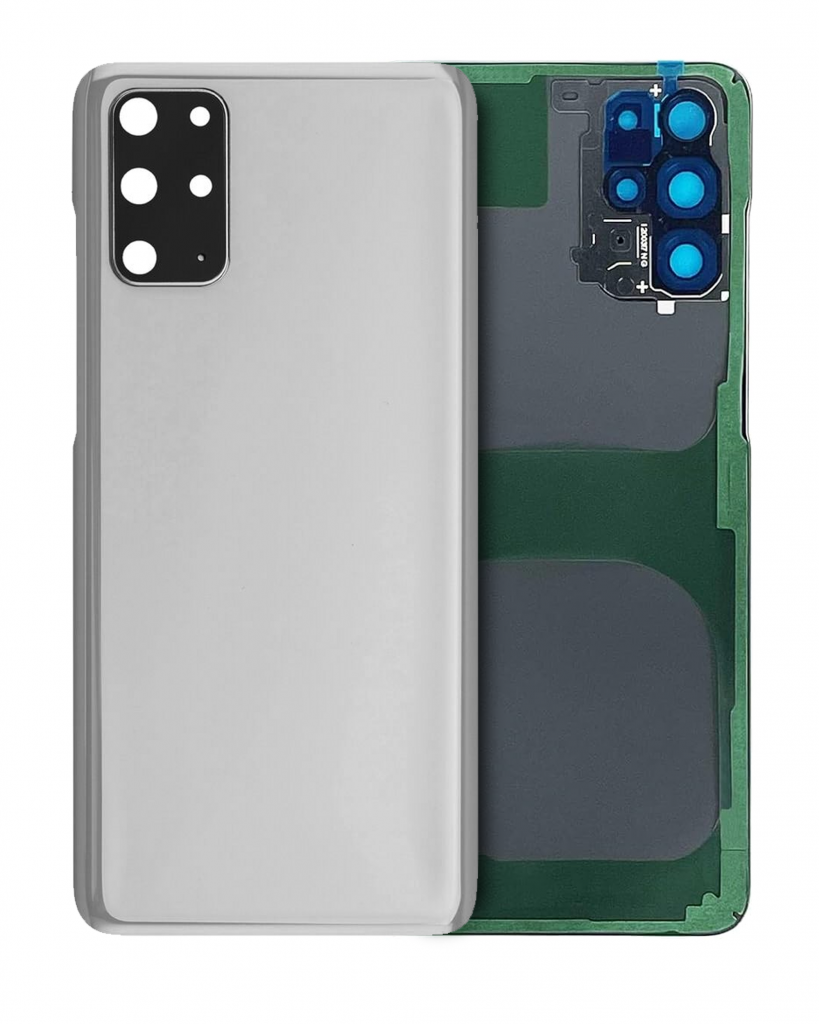 Back Cover Glass With Camera Lens For Samsung Galaxy S20 FE (Service Pack) (Cloud White)