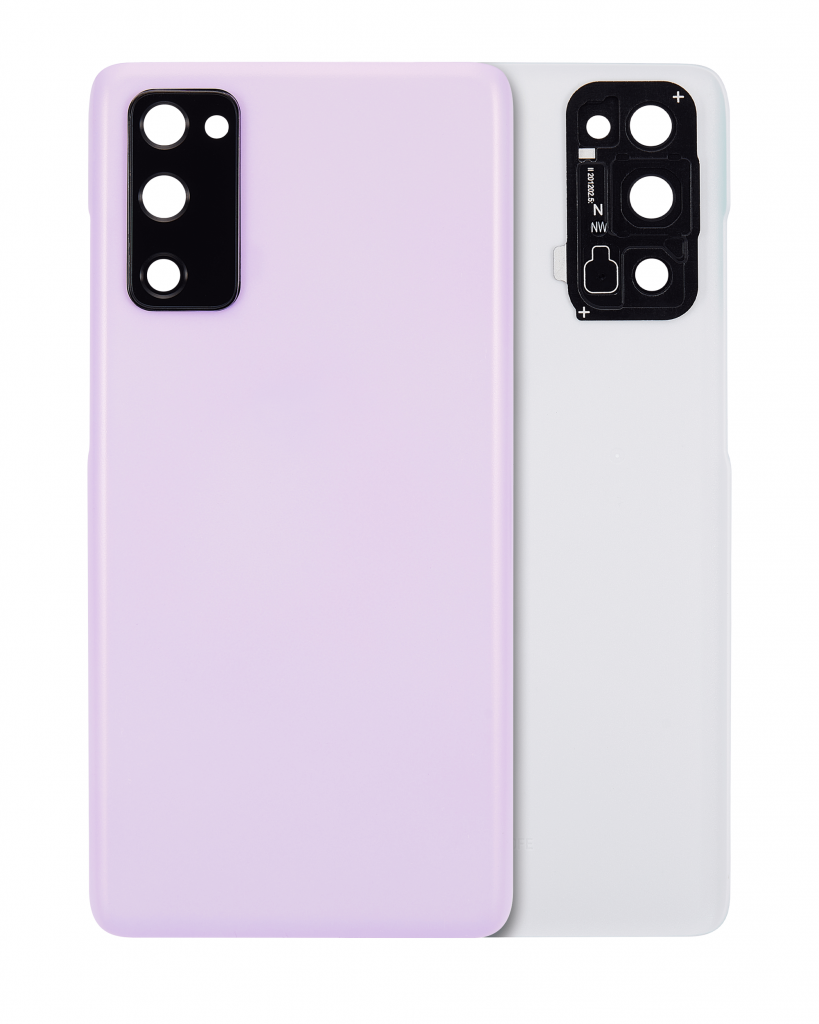 Back cover Glass With Camera Lens For Samsung Galaxy S20 FE 5G (Aftermarket Plus) (Cloud Lavender)