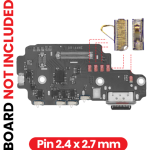 PCB Board Contact Pins For All Samsung Models (Width: 2.4mm / Length: 2.7mm) (100 Pack)