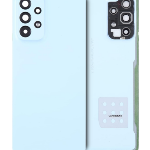 Back Cover Glass With Camera Lens For Samsung Galaxy A53 5G (A536 / 2022) (Service Pack) (Blue)