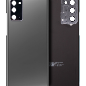 Back Cover Glass With Camera Lens For Samsung Galaxy Note 20 5G (No Logo) (Aftermarket Plus) (Mystic Gray)