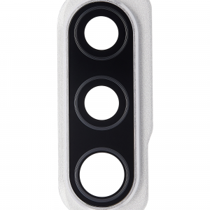 Back Camera Glass Lens And Cover Bezel For Samsung Galaxy A50S (A507 / 2019) (Prism Crush White)