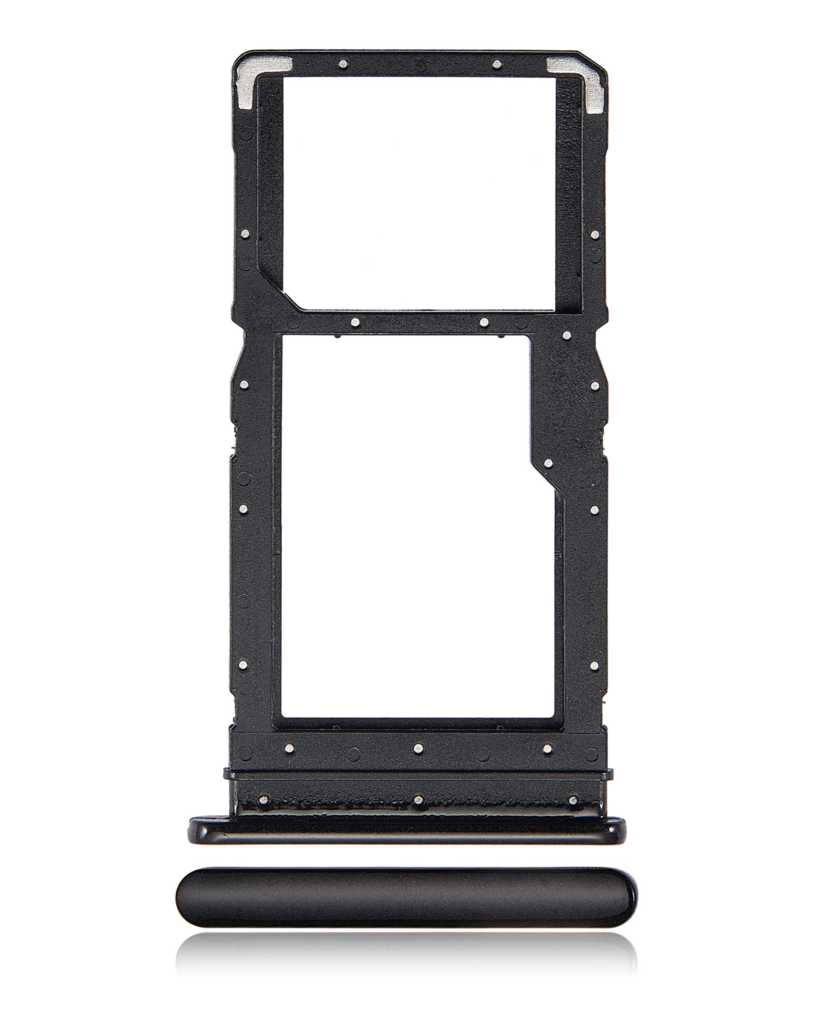 Single Sim Card Tray For Motorola Moto G Power (XT2041 / 2020) (Smoke Black)