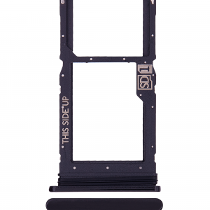 Single Sim Card Tray For Motorola Moto G8 Power / Moto G Power (XT2041 / 2020) (Genuine OEM) (Smoke Black)
