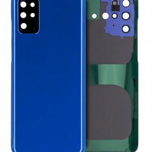 Back Cover Glass With Camera Lens For Samsung Galaxy S20 Plus (Service Pack) (Aura Blue)