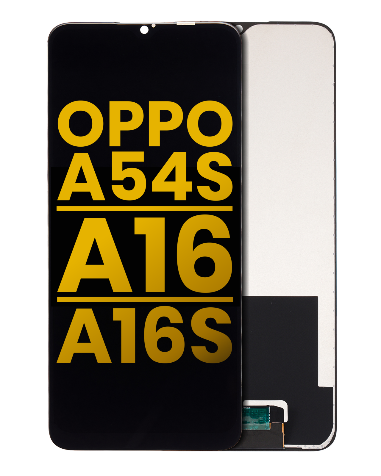 LCD Assembly Without Frame For OPPO A54s / A16 / A16S (Refurbished) (All Colors)