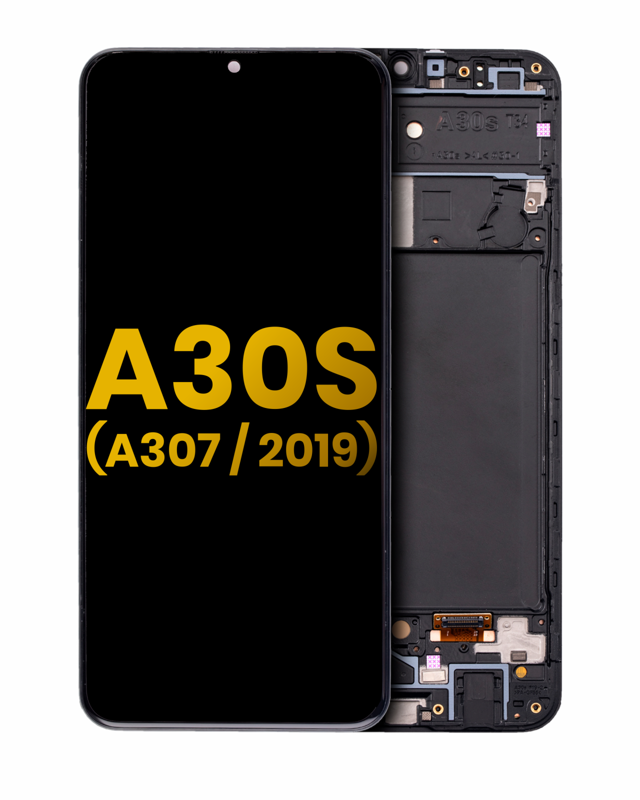 OLED Assembly With Frame For Samsung Galaxy A30s (A307 / 2019) (Refurbished) (All Colors)
