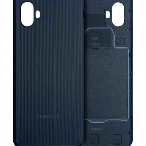 Back Cover Glass With Camera Lens For Samsung Galaxy Xcover 6 Pro (Service Pack) (Black)