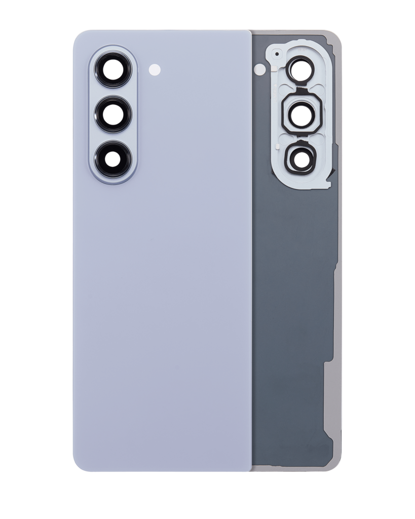 Back Cover Glass With Camera Lens For Samsung Galaxy Z Fold 5 (Service Pack) (Blue)