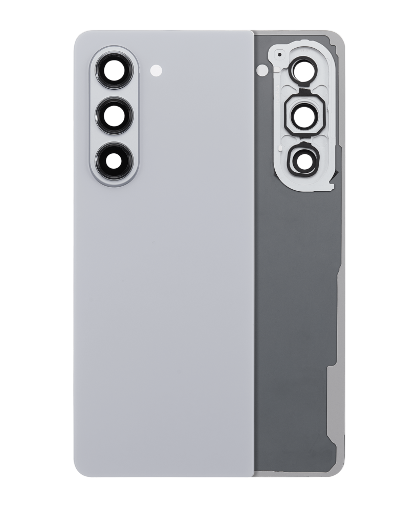 Back Cover Glass With Camera Lens For Samsung Galaxy Z Fold 5 (Service Pack) (Gray)