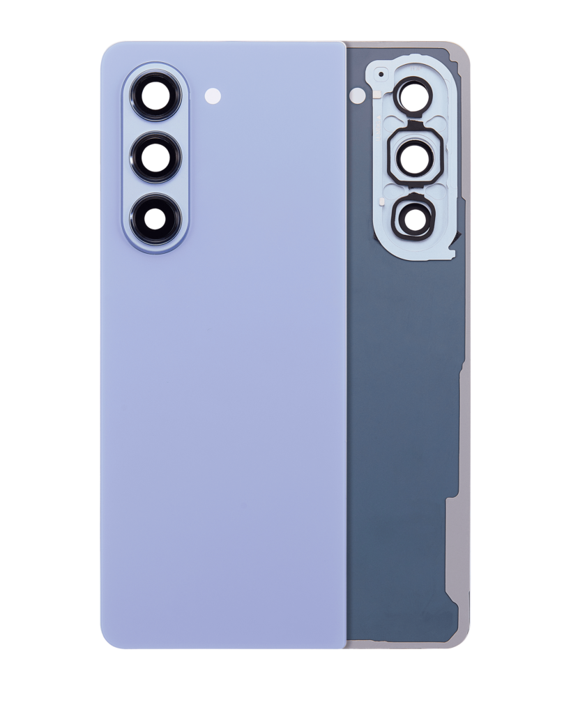 Back Cover Glass With Camera Lens For Samsung Galaxy Z Fold 5 (Service Pack) (Icyblue)