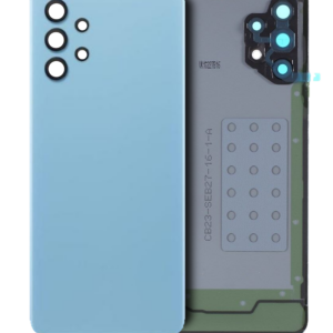 Back Cover Glass With Camera Lens For Samsung Galaxy A32 4G (A325 / 2021) (Service Pack) (Awesome Blue)