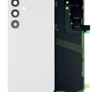 Back Cover Glass With Camera Lens For Samsung Galaxy S24 (Service Pack) (Marble Gray)