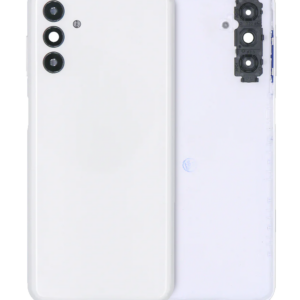 Back Cover Glass With Camera Lens For Samsung Galaxy A04s (A047 / 2022) (Service Pack) (White)