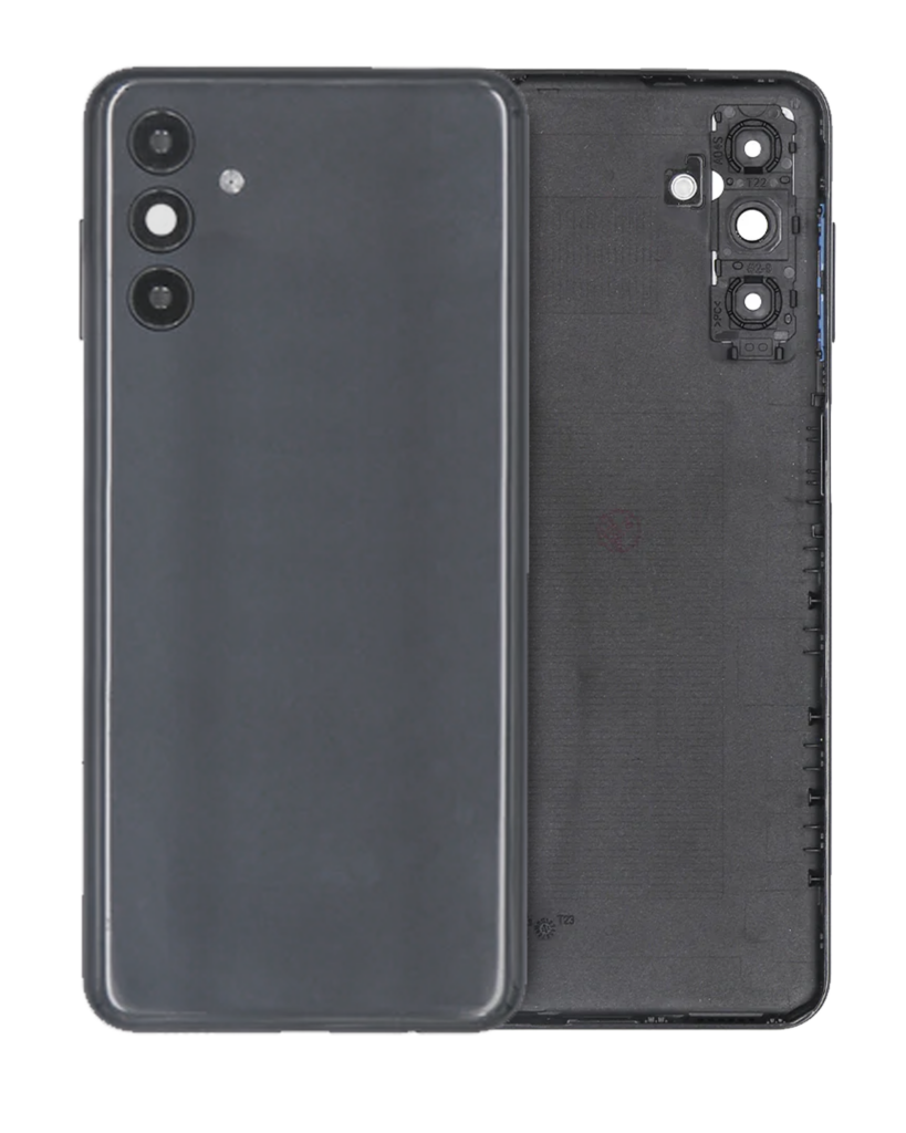 Back Cover Glass With Camera Lens For Samsung Galaxy A04s (A047 / 2022) (Service Pack) (Black)