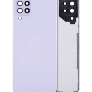 Back Cover Glass With Camera Lens For Samsung Galaxy A22 4G (A225 / 2021) (Service Pack) (Violet)
