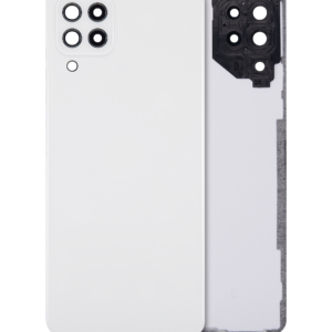 Back Cover Glass With Camera Lens For Samsung Galaxy A22 4G (A225 / 2021) (Service Pack) (White)