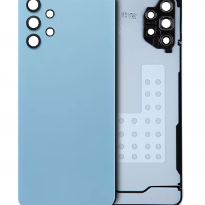 Back Cover Glass With Camera Lens For Samsung Galaxy A32 5G (A326 / 2021) (Service Pack) (Awesome Blue)