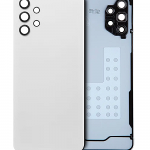 Back Cover Glass With Camera Lens For Samsung Galaxy A32 5G (A326 / 2021) (Service Pack) (Awesome White)