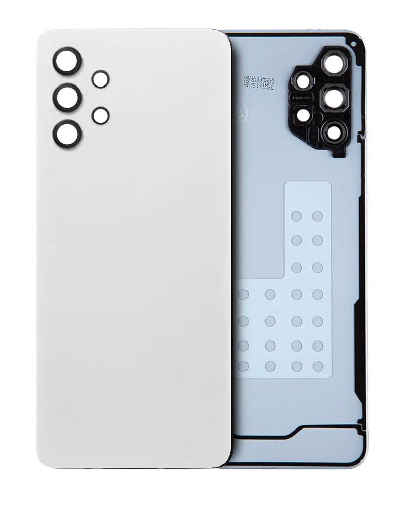 Back Cover Glass With Camera Lens For Samsung Galaxy A32 5G (A326 / 2021) (Service Pack) (Awesome White)
