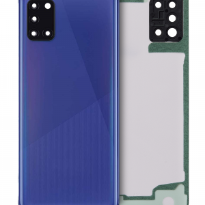 Back Cover Glass With Camera Lens For Samsung Galaxy A31 (A315 / 2020) (Service Pack) (Blue)